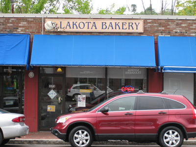 street view of the storefront of the bakery