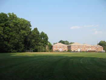 the second ballfield diamond